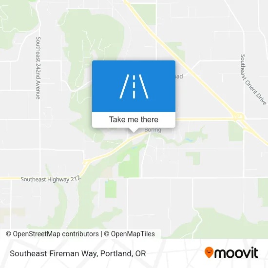 Southeast Fireman Way map