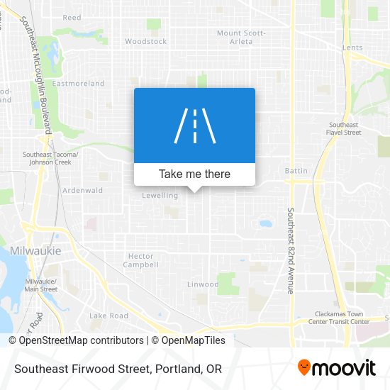 Mapa de Southeast Firwood Street