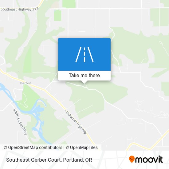 Mapa de Southeast Gerber Court