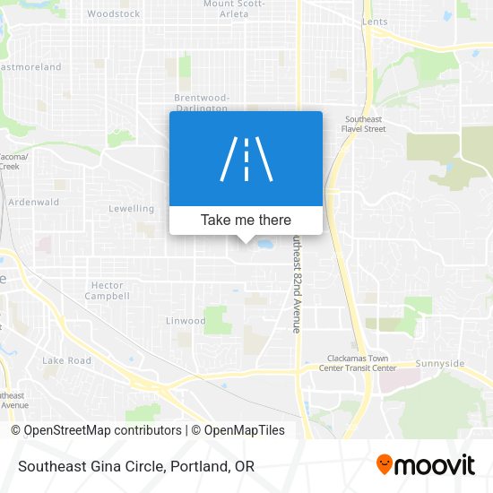 Mapa de Southeast Gina Circle