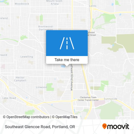 Mapa de Southeast Glencoe Road