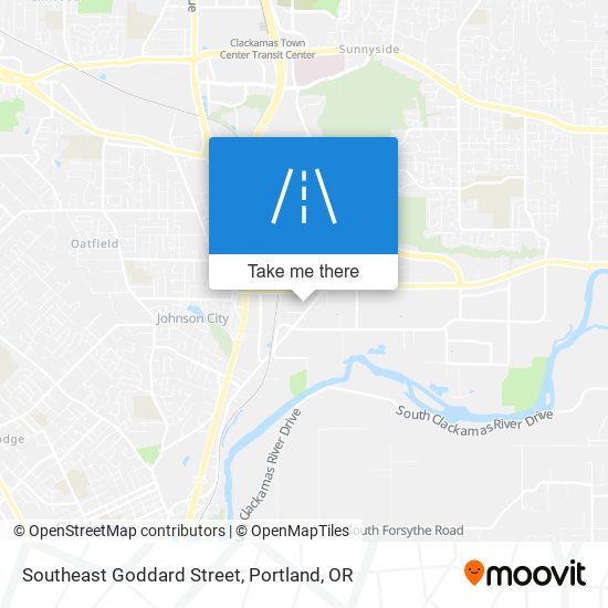 Southeast Goddard Street map