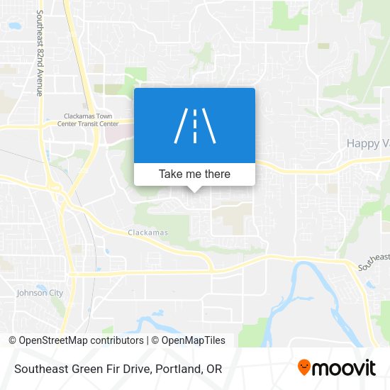 Southeast Green Fir Drive map