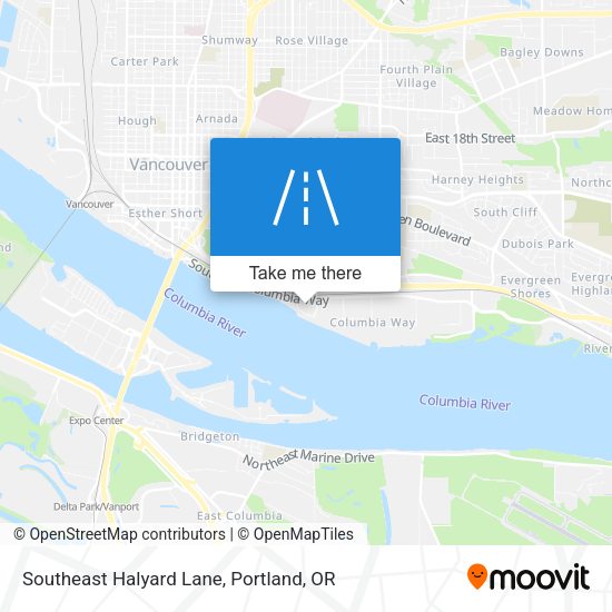 Southeast Halyard Lane map