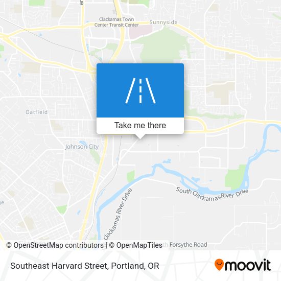 Mapa de Southeast Harvard Street