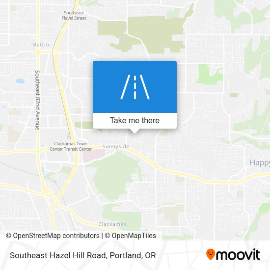 Mapa de Southeast Hazel Hill Road