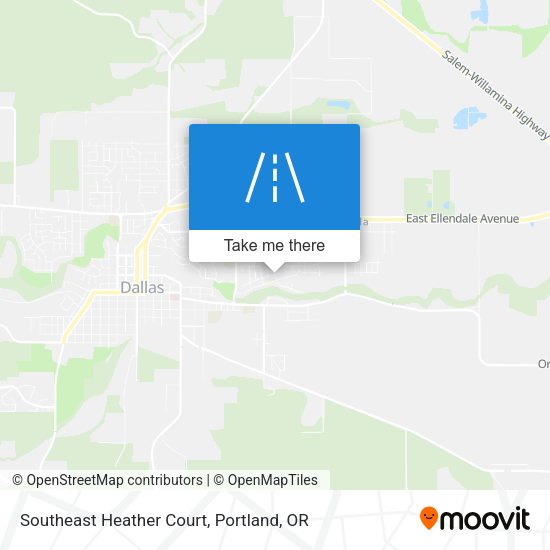 Mapa de Southeast Heather Court