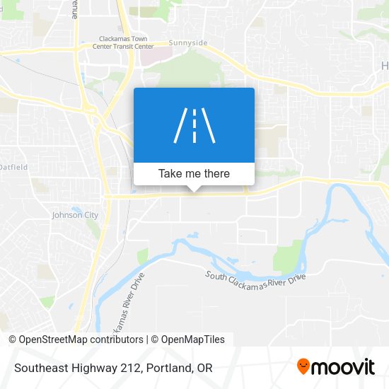 Mapa de Southeast Highway 212