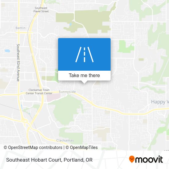 Mapa de Southeast Hobart Court
