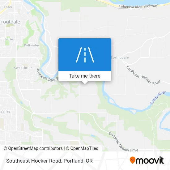 Southeast Hocker Road map