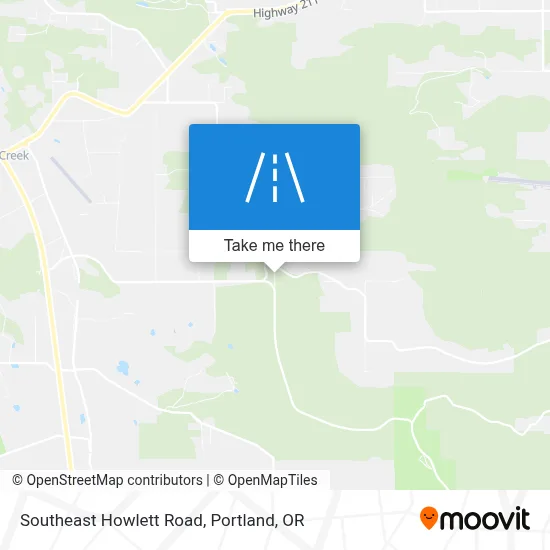 Southeast Howlett Road map