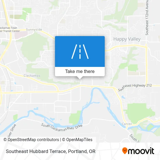 Southeast Hubbard Terrace map