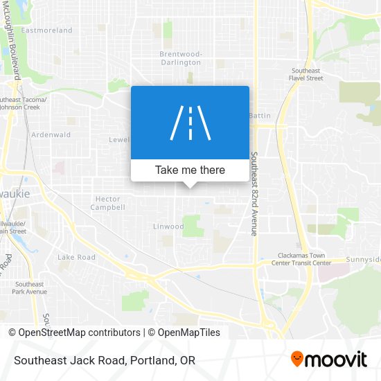 Southeast Jack Road map