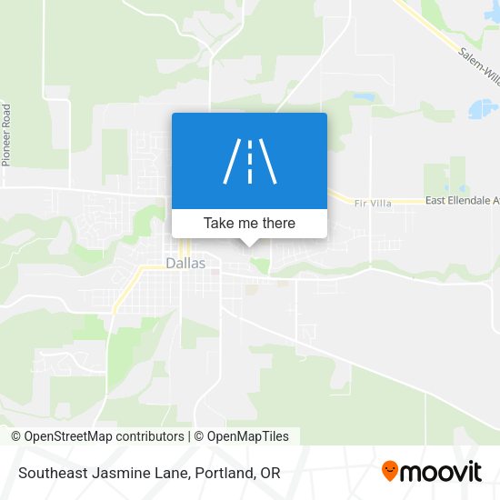Southeast Jasmine Lane map