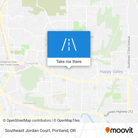 Southeast Jordan Court map