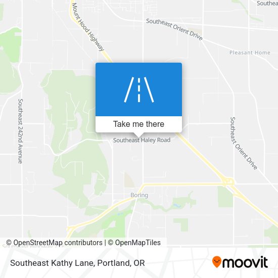 Southeast Kathy Lane map