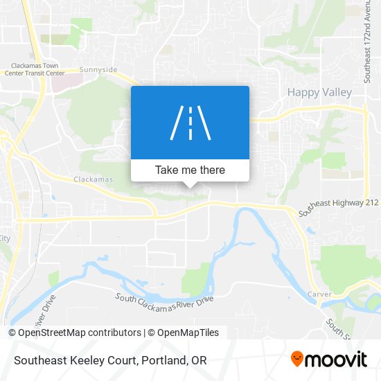 Southeast Keeley Court map