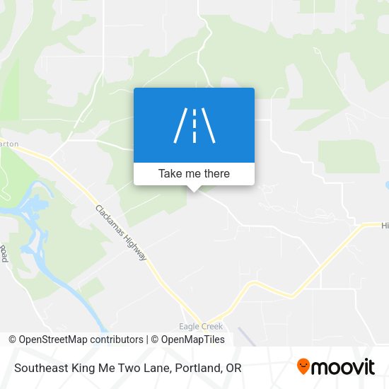 Mapa de Southeast King Me Two Lane