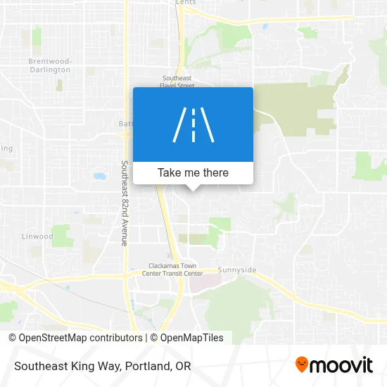 Southeast King Way map