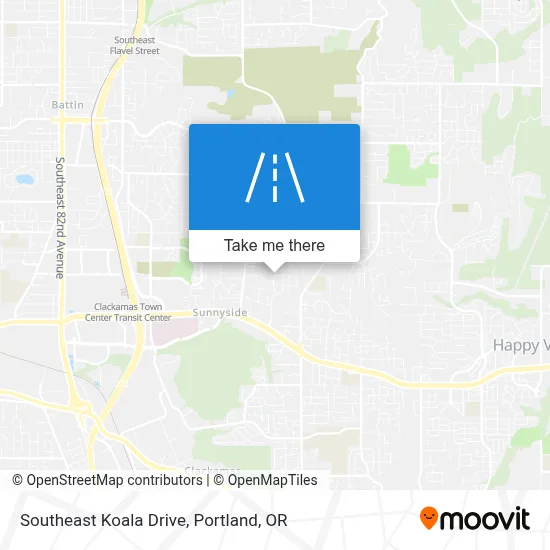 Southeast Koala Drive map