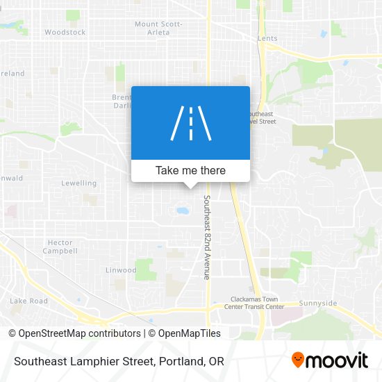 Southeast Lamphier Street map