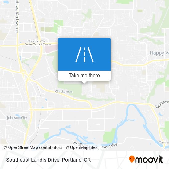 Mapa de Southeast Landis Drive