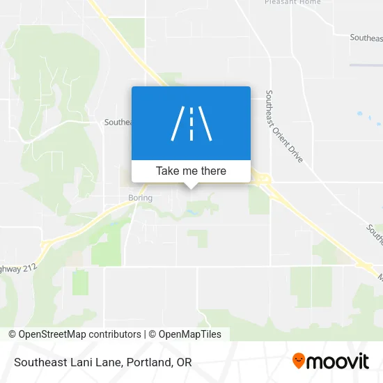 Southeast Lani Lane map