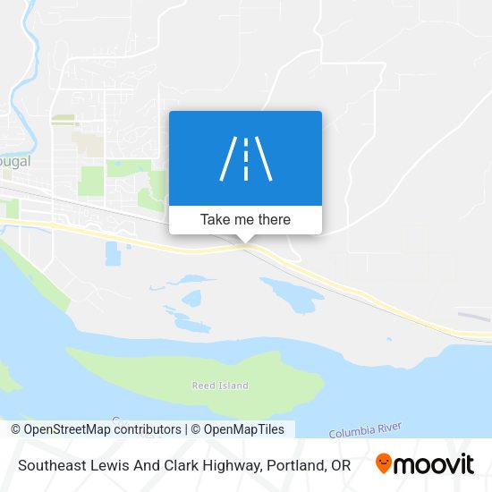 Southeast Lewis And Clark Highway map