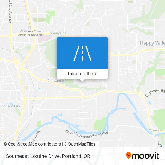 Mapa de Southeast Lostine Drive