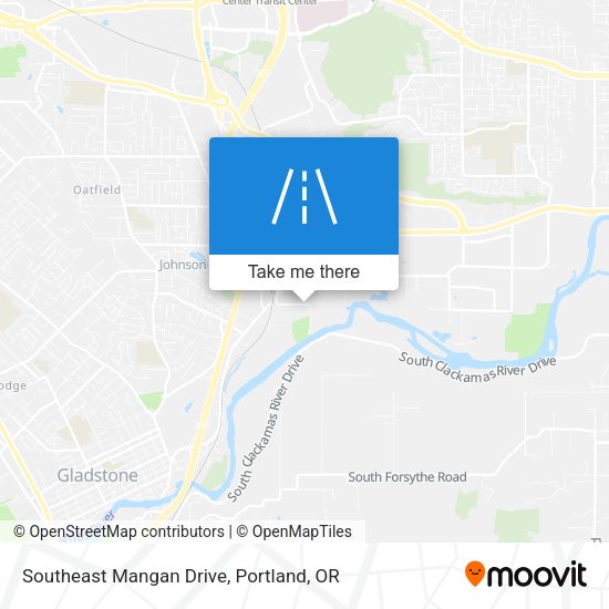 Southeast Mangan Drive map