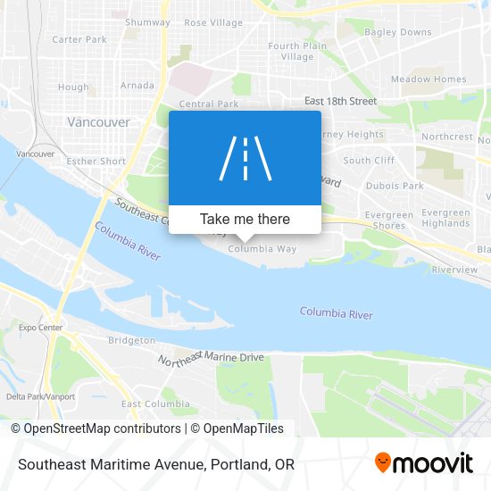 Southeast Maritime Avenue map
