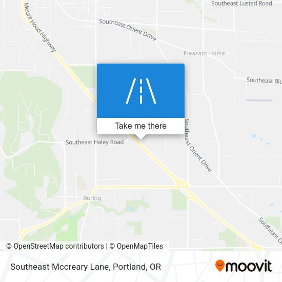 Southeast Mccreary Lane map