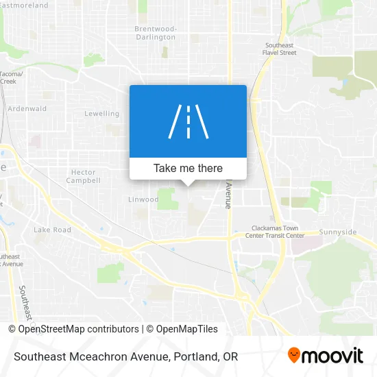 Mapa de Southeast Mceachron Avenue