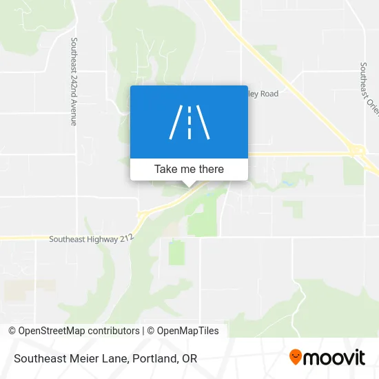 Southeast Meier Lane map