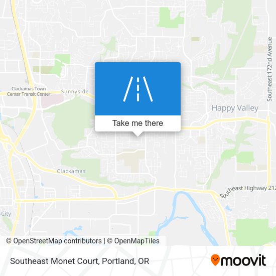 Southeast Monet Court map