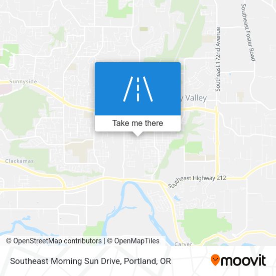 Mapa de Southeast Morning Sun Drive