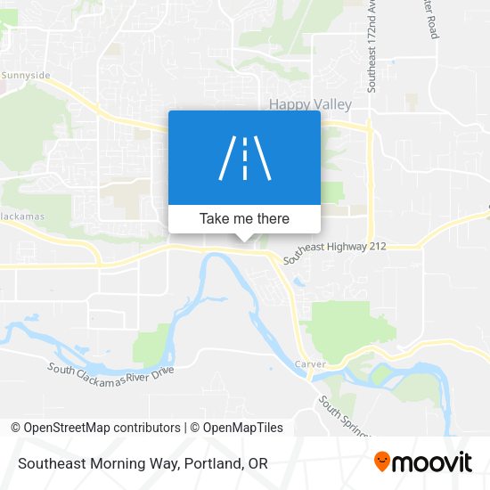 Southeast Morning Way map