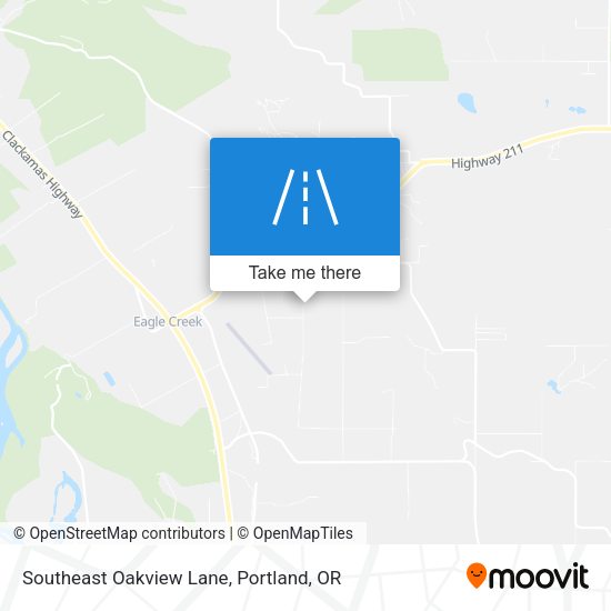 Southeast Oakview Lane map