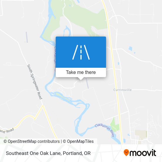 Southeast One Oak Lane map