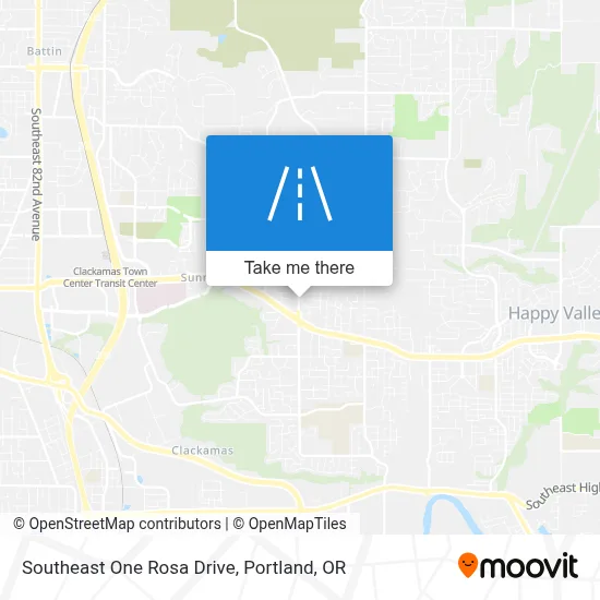 Southeast One Rosa Drive map