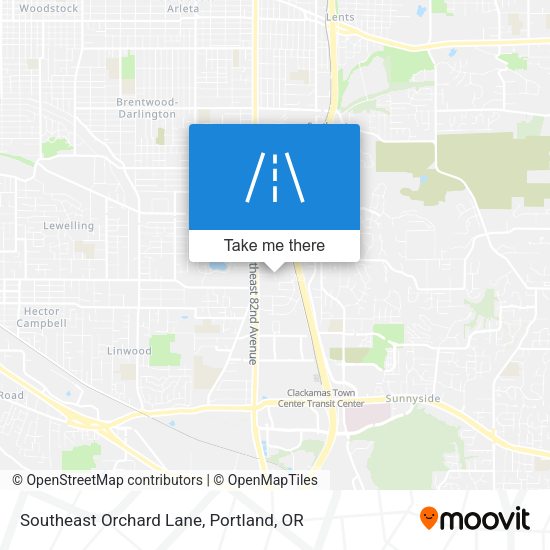 Mapa de Southeast Orchard Lane