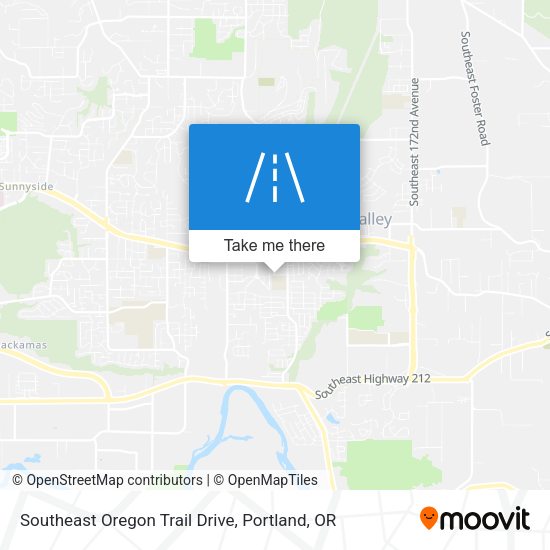 Southeast Oregon Trail Drive map