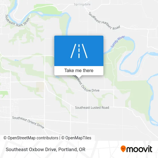 Southeast Oxbow Drive map