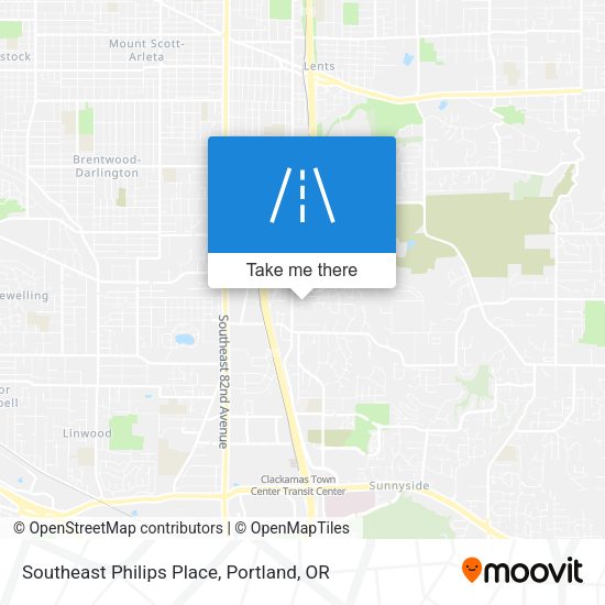Southeast Philips Place map