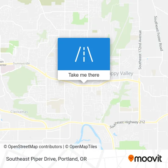 Southeast Piper Drive map