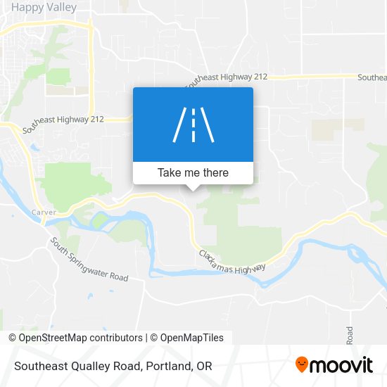 Mapa de Southeast Qualley Road