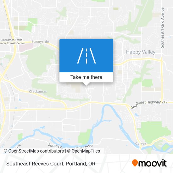 Southeast Reeves Court map