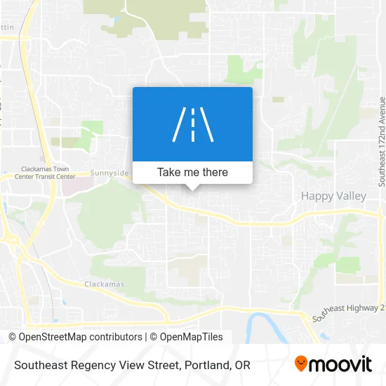 Southeast Regency View Street map