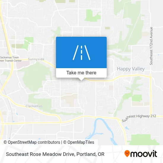 Southeast Rose Meadow Drive map