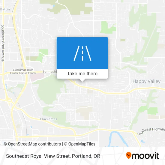Southeast Royal View Street map